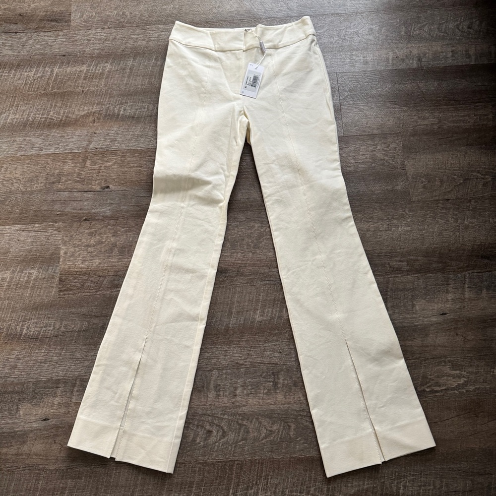 10 Crosby Derek Lam Ivory Flare Pants